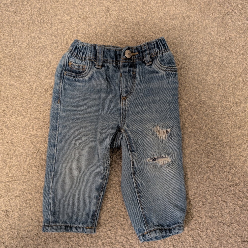 3 For $12 Old Navy Light Blue Kids Jeans - Picture 3 of 6